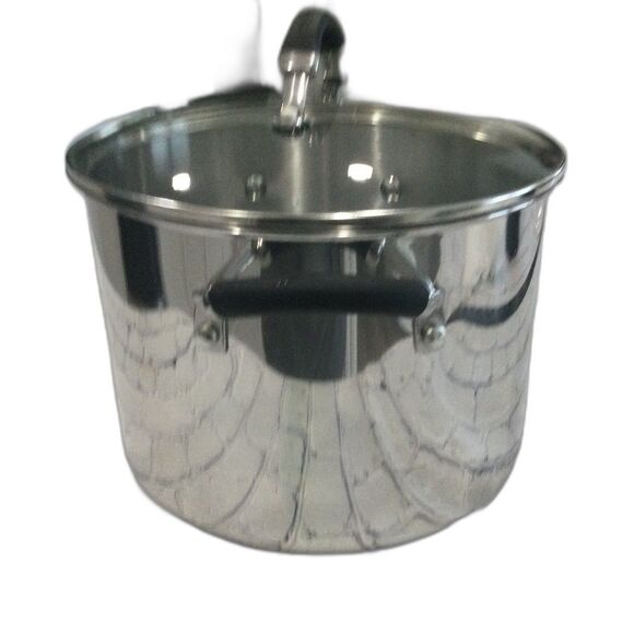 Kitchen Aid Durable Stainless Steel Pot 8QT Stockpot w / Lid. - Picture 4 of 8